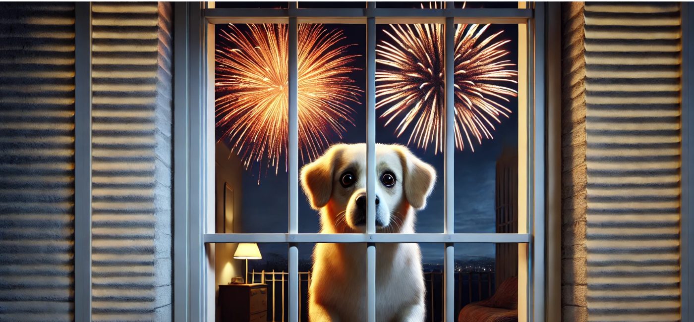 La Sécurité de Votre Chien pendant les Feux d’Artifice